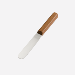 Spatule inox à lame flexible – 150 mm – Manche bois